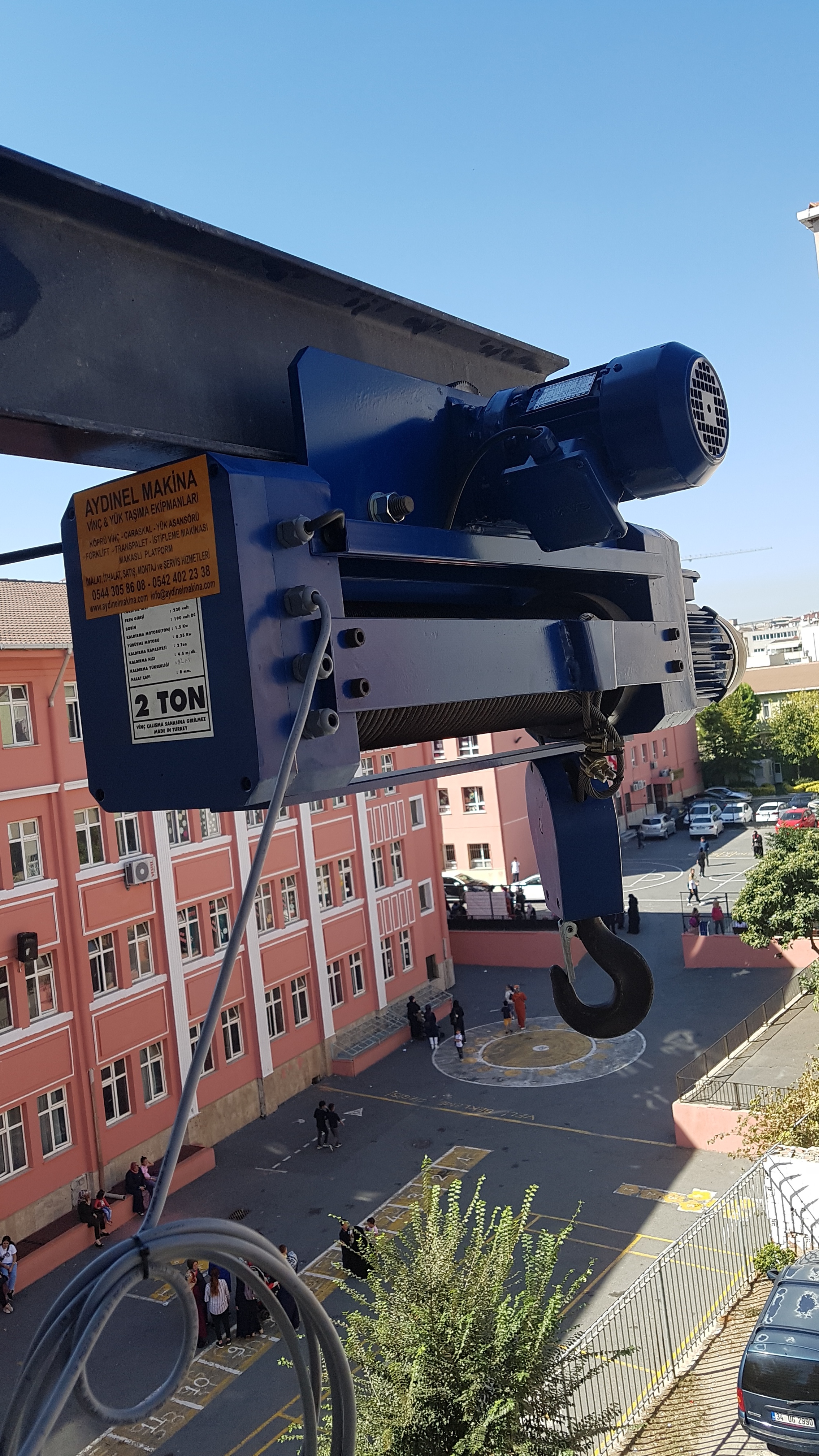 2 Ton Halatlı Kurban Kesme Vinci