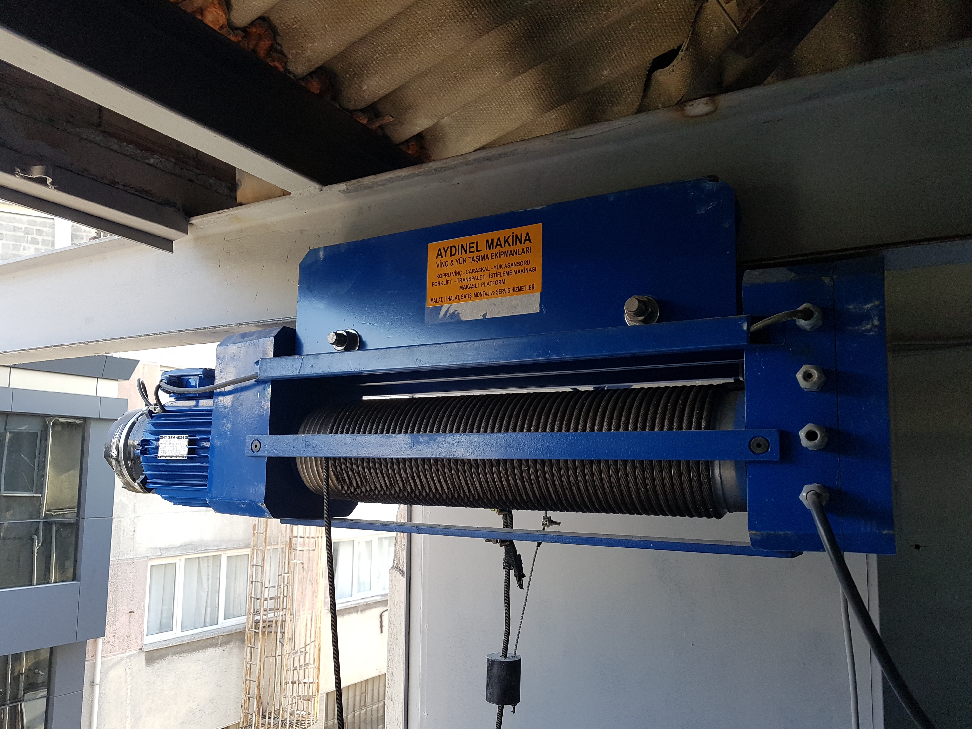 1 Ton Halatlı Kurban Kesme Vinci